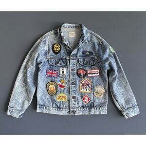 Diane Von Furstenberg Furst of a Kind Jean Jacket Size XL - Vintage Y2K Upcycled